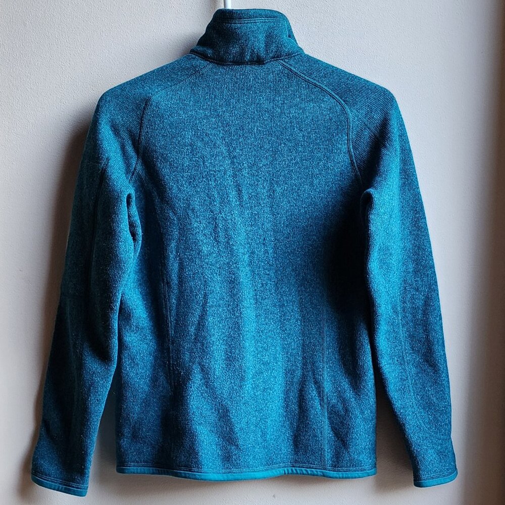 Patagonia Aqua Better Sweater Quarter Zip-Up Pullover Size Small - Picture 16 of 16